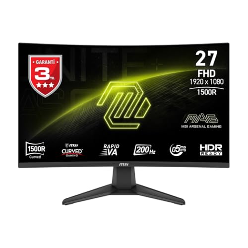MSI MAG276CF E20 Moniteur 27 FHD 200 Hz 0,5 ms Courbe