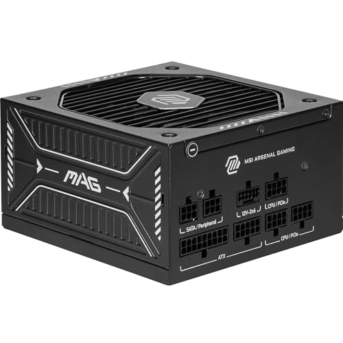 MSI Fonte d'Alimentation MSI MAG A650GLS 650W 80 PLUS Gold Modulaire PCIE5 FDB