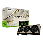 MSI NVIDIA GeForce RTX 5080 16G Inspire 3X OC Carte Graphique 16 Go GDDR7 (30 Gb s 256 Bits), Refroidissement à Triple Ventilateur (3 x STORMFORCE Fan) - HDMI 2.1b, DisplayPort 2.1b, SFF Ready