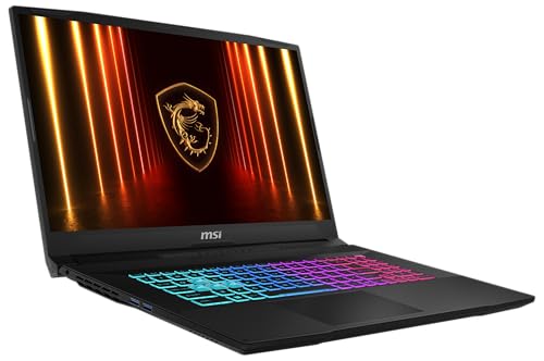 MSI Katana 17 HX, Ordinateur Portable Gaming 17,3 Full HD, Intel Core i7 14650HX, NVIDIA GeForce RTX 5070, 16 Go DDR5, SSD 1 To, Windows 11 Home, Clavier QWERTZ, Noir, B14WGK-060