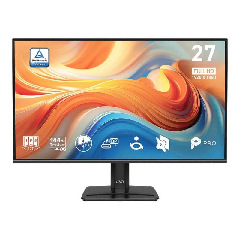 MSI Écran PC MSI Pro MP272 E14C 27 Full HD 144Hz IPS FreeSync Haut-parleurs 4ms