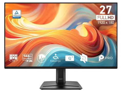 MSI Pro MP275 E14L FHD 16 9 IPS HDMI VGA Vente au détail・(9S6-3PF0CM-003)・Ecran Plat (TFT LCD)・68,6 cm