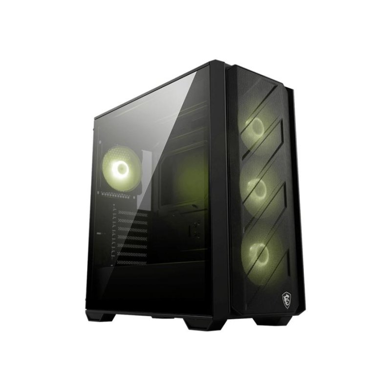 MSI Boîtier PC MSI MAG FORGE 330R AIRFLOW Midi Tower Black Transparent