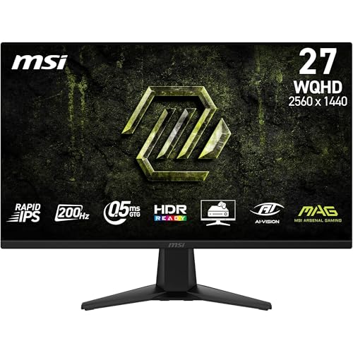 MSI MAG 275QF E20 Écran Gaming 27 WQHD