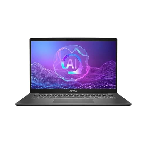 MSI Modern A15 AI F2HMG-010XES Ordinateur Portable 15,6 FHD (1920 x 1080) (AMD Ryzen 7 H 250, RAM 8 Go x 2, SSD 1 To, FreeDos) Platinum Gray - Clavier QWERTY espagnol