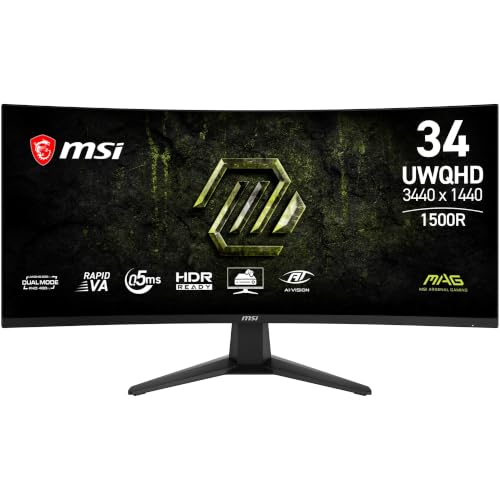 MSI MAG 346CQDF E20 Écran Gaming incurvé 34 UWQHD