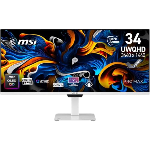 MSI Pro Max 341QPXW14G Écran Professionnel 34 UWQHD