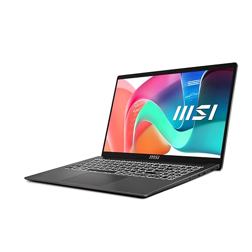 MSI Modern 15 F1MG-1245FRNN Intel Core 7 150U - 16GB DDR4 - SSD 512GB - Intel Graphics - 15, 6 Full HD - Windows 11 Professionnel - Clavier Azerty retroéclairé