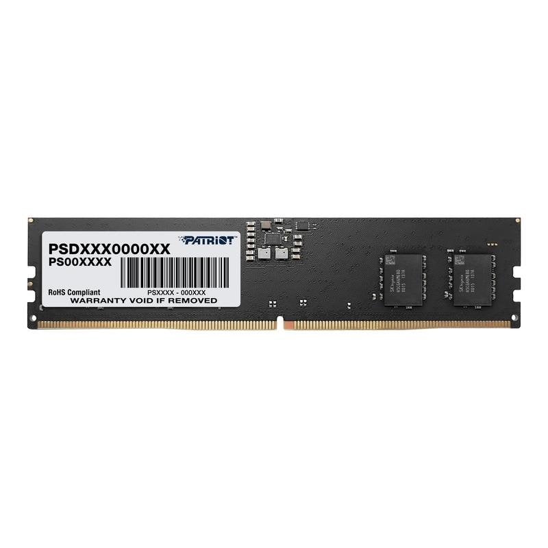 Patriot Mémoire RAM Patriot Signature Line PSD532G56002 32GB 1x32GB DDR5 5600MHz CL46 Unbuffered ECC Black