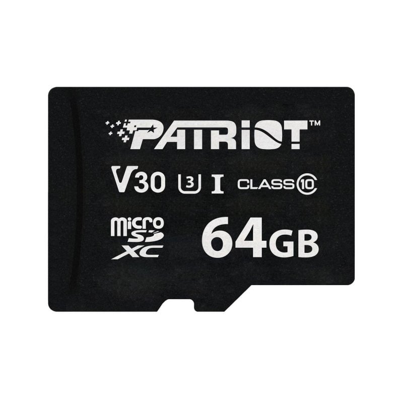 Patriot Carte MicroSDXC Patriot VX Series 64GB UHS-I Classe 10 90MB s 80MB s