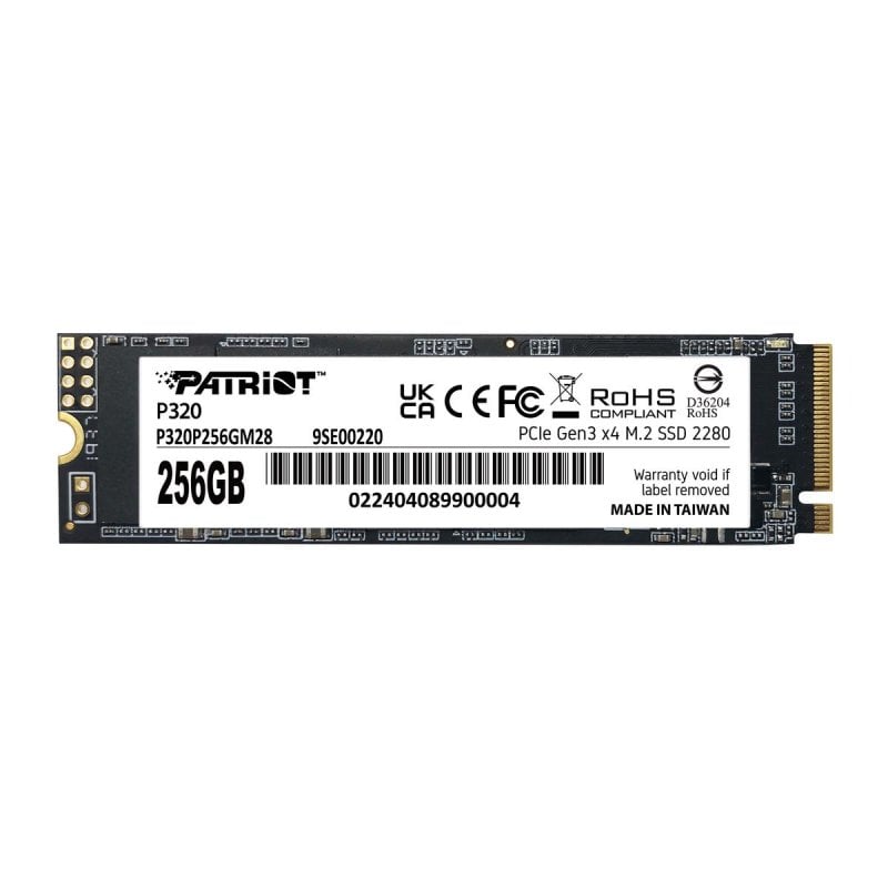 Patriot Disque Dur Patriot P320 256GB M.2 NVMe 2200 Mo s PCIe 3.0