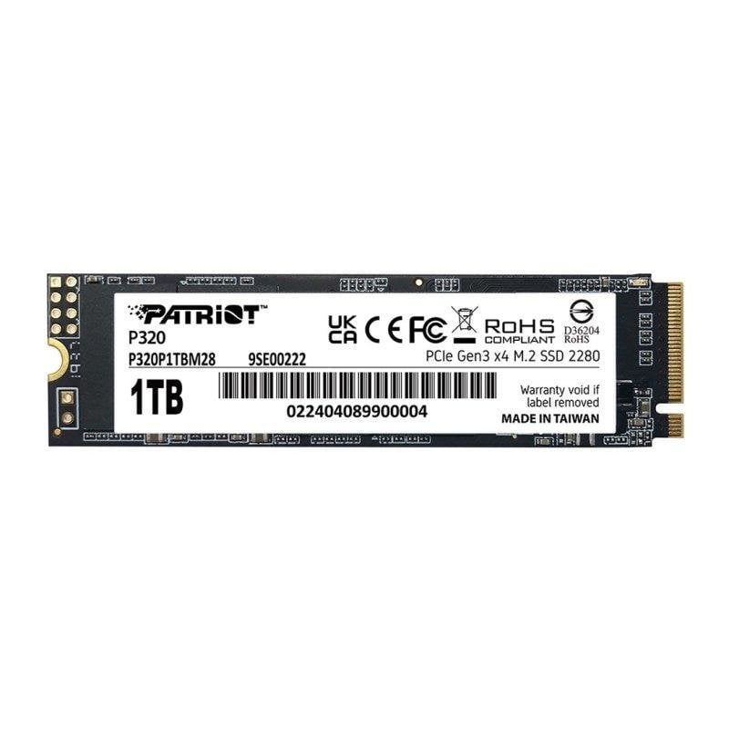 Patriot Disque Dur Patriot Viper P320 512GB M.2 NVMe 3000Mo s Endurance TBW 240