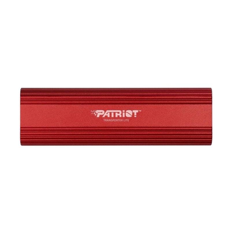 Patriot Disque Dur Patriot Transporter Lite 1TB SSD USB-C 1000 Mo s Aluminium Red