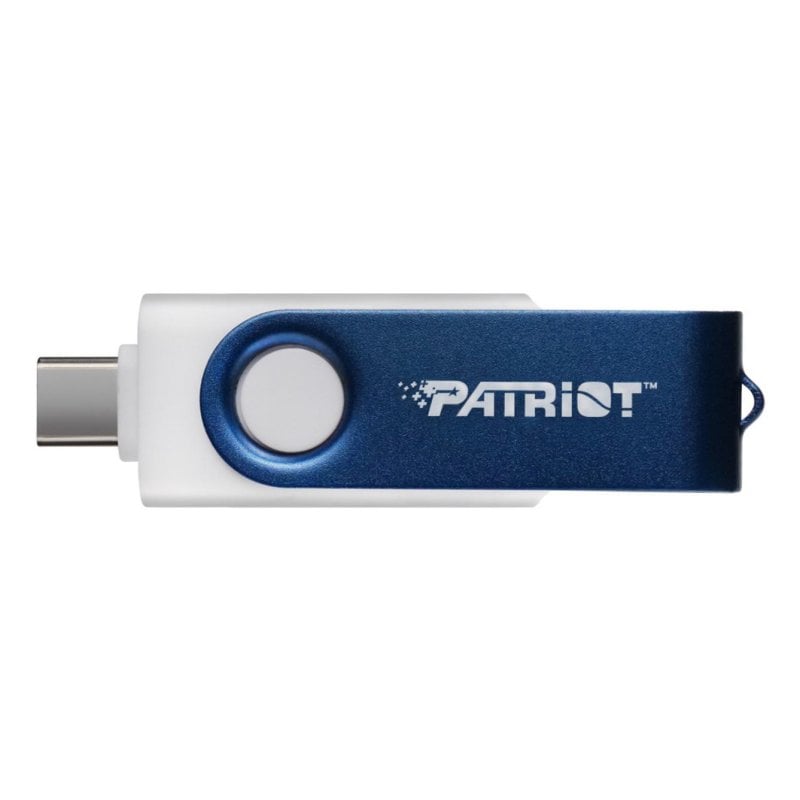Patriot Clé USB Patriot Xporter X550 64 Go USB-A et USB-C 3.2 Gen 1 Blue White