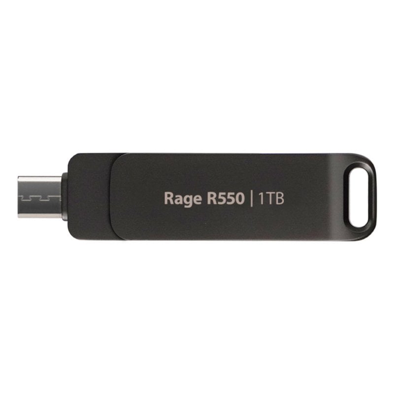 Patriot Clé USB Patriot Rage R550 1 To USB Type-A et Type-C 3.2 Gen 1 Black