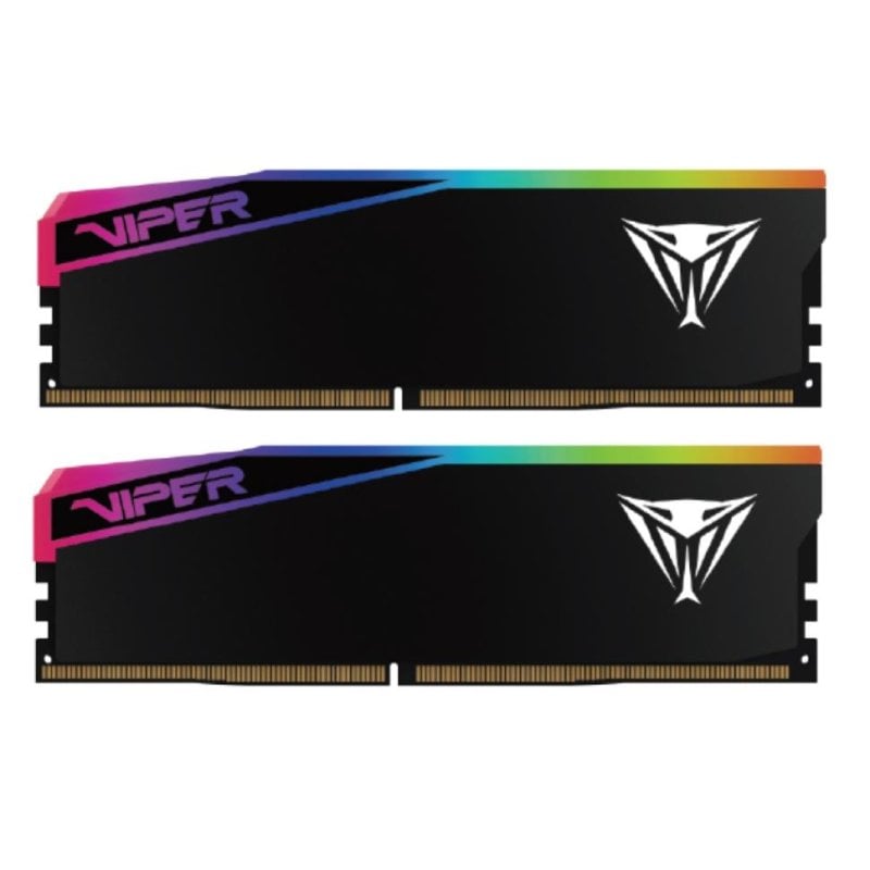 Patriot Mémoire RAM Patriot Viper Elite 5 Ultra 32Go 2x16Go DDR5 6400MHz CL32 RGB XMP EXPO