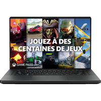 PC portable Asus ROG ZEPHYRUS G16 GU603ZV 16 WUXGA 165hz Intel Core i7 12700H RAM 16 Go DDR4 512 Go SSD GeForce RTX 4060 TGP 105w
