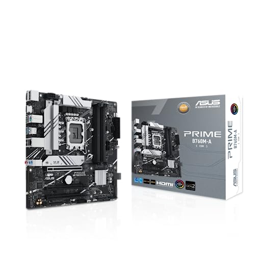  ASUS PRIME B760M A CSM LGA 1700 DDR5 Micro ATX