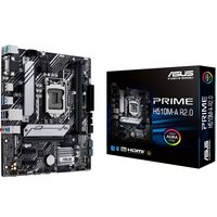 ASUS Prime H510M A R2 0 Carte mere Socket Intel LGA1200 chipset Intel H470 mATX DDR4 USB 3 2 Gen 1 M 2 Ethernet 1 Go Aura Sync
