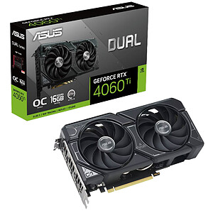 ASUS Dual RTX 4060 Ti OC Edition 16GB
