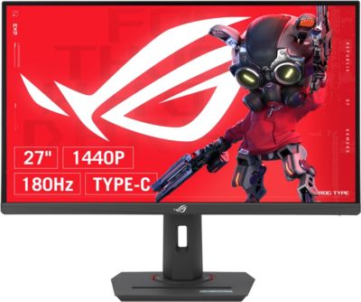 ASUS ROG Strix XG27ACS Moniteur de Jeu a 27 2560 x 1440 180 Hz au Dessus de 144 Hz 1 ms GTG IPS Rapide synchronisation Flou extreme de Mouvement Faible USB Type C Compatible G Sync
