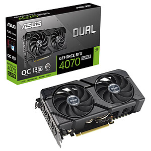 ASUS Dual RTX 4070 SUPER EVO OC 12GB GDDR6X
