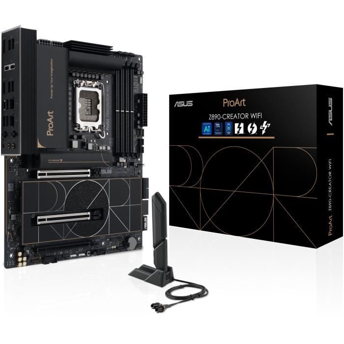   ASUS PROART Z890 CREATOR WIFI Intel Z890 LGA 1851 Socket V1 ATX
