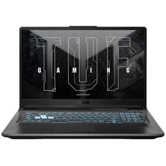 PC Portable Gamer ASUS TUF Gaming A17 Sans Windows 173 FHD 144Hz RTX 2050 4 Go AMD Ryzen 5 7535HS RAM 16Go 512Go SSD
