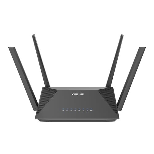 ASUS RT-AX52 Pro - Routeur Wi-FI 6 AX3000 - Double Bande - Routeur Extensible - Instand Guard - Contrôle Parental - OFDMA - MU-MIMO - Compatible AiMesh - Installation Facile