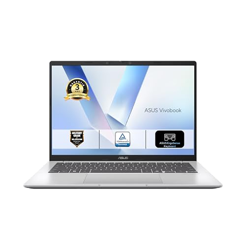 ASUS Vivobook 14 Copilot PC S1407QA-LY043W 14.0 WUXGA 60Hz Pc Portable (Snapdragon X1 26 100 Processeur 2.97GHz, 16GB LPDDR5X, 512GB SSD, Qualcomm Adreno GPU, Windows 11 Home) – Clavier AZERTY