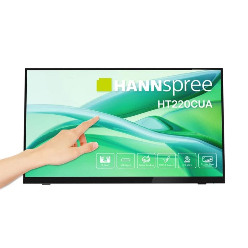 Hannspree Écran PC HANNSPREE HT220CUA 21,5 Full HD 60Hz IPS Tactile Haut-parleurs