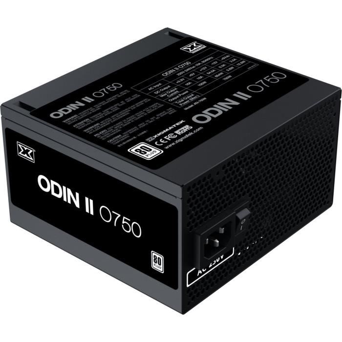 - XIGMATEK - Odin II O750 - 750W - - Non modulaire - Ventilateur 120mm - Black