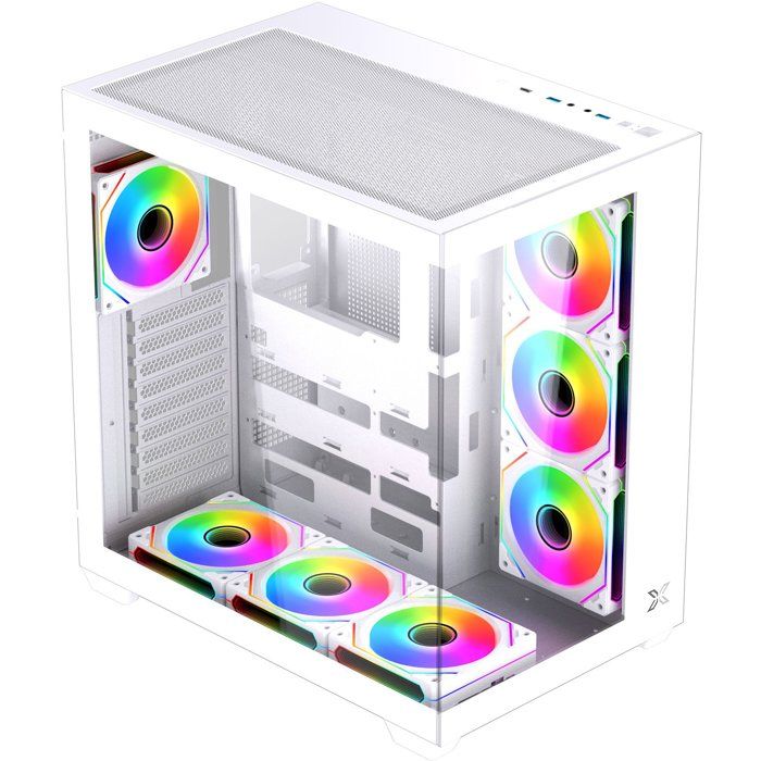 Boitier PC - XIGMATEK - Aqua V AIR Arctic H23A - White - Moyen tour - Format ATX