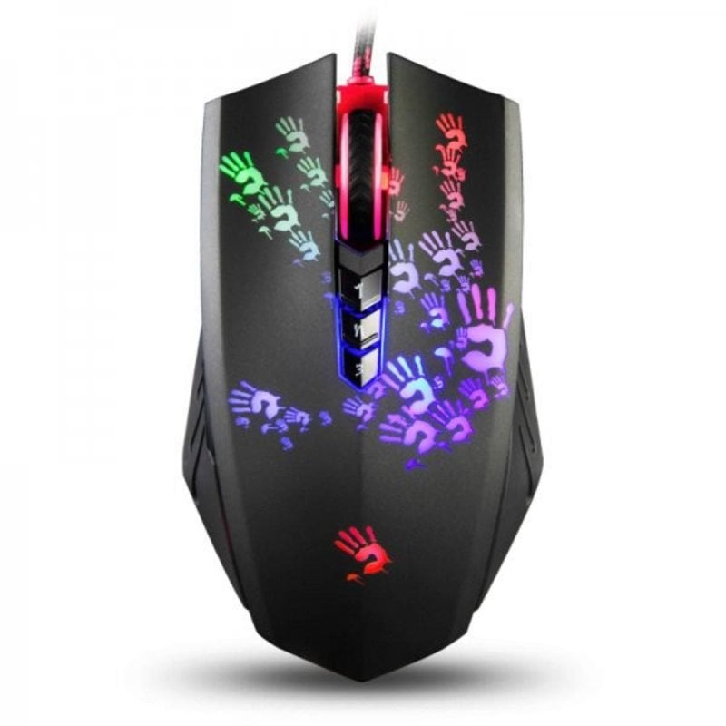 OEM Bloody A60 Souris gaming 6200 DPI RGB Filaire 8 boutons Optical Right-hand Black