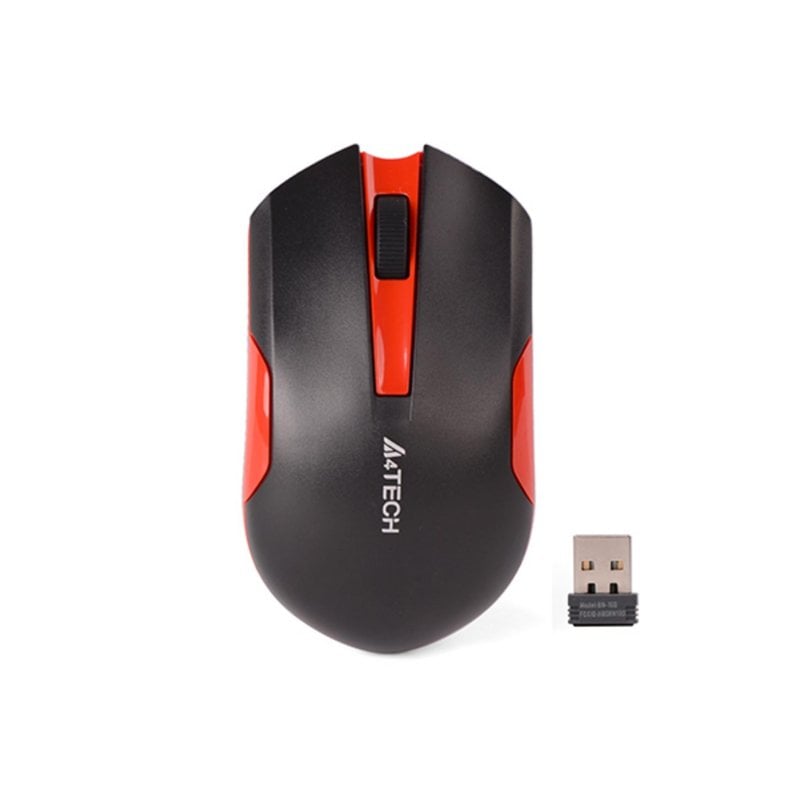 a4tech Souris A4Tech G3-200N Sans Fil RF 1000 DPI Black Red Ambidextre Nano Récepteur