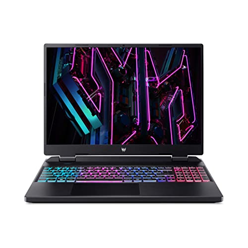 ACER Predator Helios Neo PHN16-71-929E, Ordinateur Portable Gaming 16 WQXGA IPS 165 Hz, PC Portable Gamer (Intel Core i9-13900HX, RAM 32Go, SSD 1024Go, NVIDIA GeForce RTX 4070 8Go, Windows 11) - Noir