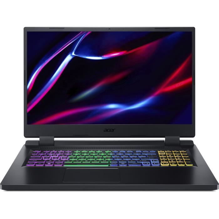 PC Portable Gamer ACER Nitro 5 AN517 55 56X0 Sans Windows  17 FHD IPS 144Hz  RTX 4050  Intel Core i5 12450H  RAM 16Go  512Go SSD
