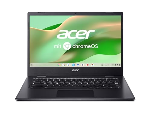 Acer Chromebook 314 (CBOA314-1H-C32M) ordinateur portable, écran FHD 14 , Intel Celeron N4500, 4 Go RAM, 128 Go SSD, Intel UHD Graphics, ChromeOS, clavier QWERTZ, noir
