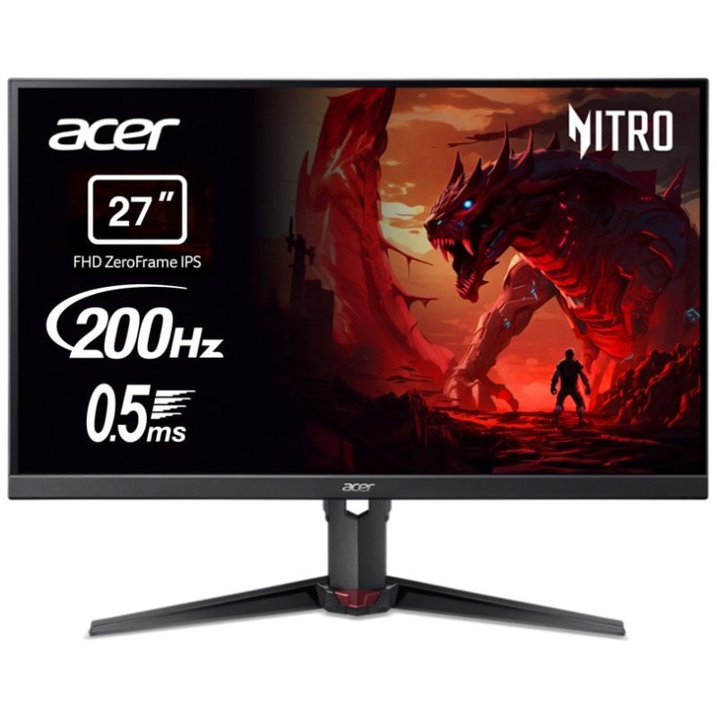 Acer Écran PC Acer XV270X1BMIIPRX 27 Full HD 200Hz IPS 0,5ms Haut-parleurs Hauteur réglable