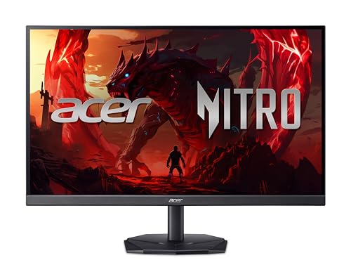 Acer Nitro KG272 X1, Monitor Gaming 27 IPS Full HD 200 Hz (1920x1080, 16 9, 250 Nits, Tiempo de Respuesta 0,5ms, FreeSync Premium, 2xHDMI 1xDP 1.2) Monitor PC Gaming, Negro