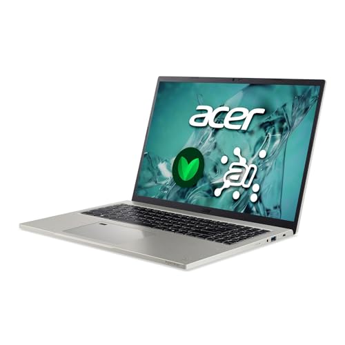 acer Aspire Vero 16 (AV16-71P-72VJ) 16 WUXGA IPS Processeur Intel Core Ultra 7 255H 16 Go LPDDR5X RAM 1000 Go PCIe Gen4 SSD Intel Arc 140T GPU Windows 11 Home Cobblestone Gray