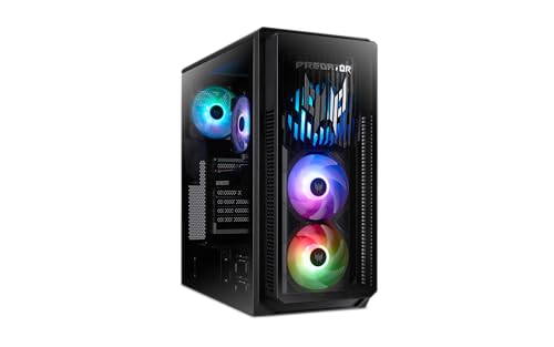 acer Predator Orion 5000 I Ordinateur de Bureau Gaming I NVIDIA GeForce RTX 5070 I Intel Core Ultra 5 225F I 32Go RAM I 512Go SSD I Windows 11 Home I Noir I PO5-660