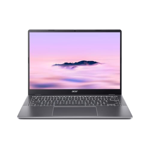 acer Chromebook Plus 514 I PC Portable 14 LCD| Intel Core 3 N355 | 8 Go RAM | 128 Go eMMC | ChromeOS I Clavier FR AZERTY I Gris I CB514-6H-35T7