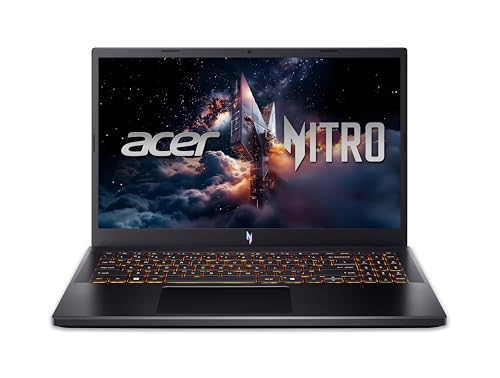 Acer Nitro V 15 (ANV15-52-99WW) Ordinateur Portable de Jeu, écran FHD IPS 15,6 FHD IPS 180 Hz, Intel Core i9-13900H, RAM 32 Go, SSD 1 to, NVIDIA GeForce RTX 5060, Windows 11, Clavier QWERTZ, Noir