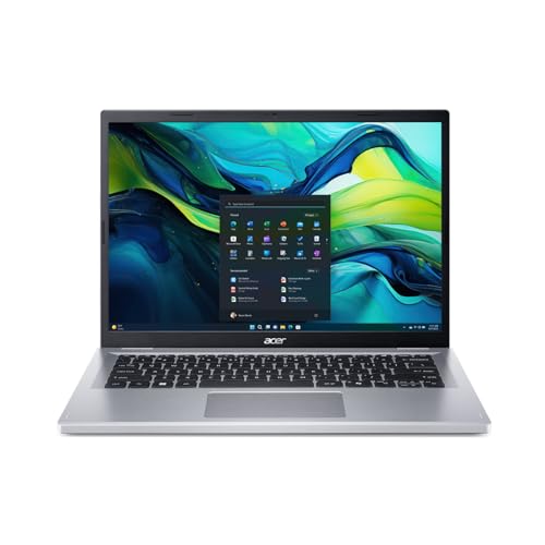 Acer Aspire Go 14 I PC Portable 14 WUXGA IPS 60Hz I AMD Ryzen 5-7520U I 16Go RAM I 512Go SSD I AMD Radeon Graphics I Windows 11 Home I Argent I Clavier FR AZERTY I AG14-22P-R909