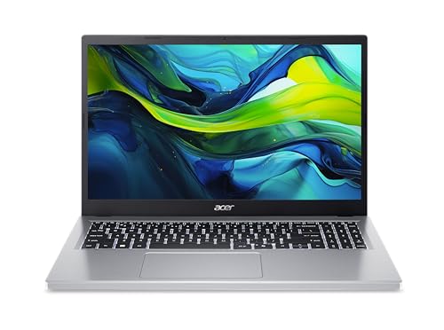 acer Aspire Go 15 I PC Portable 15.6'' FHD LCD I Intel Core 3-N355 I 8Go RAM I 512Go SSD I Intel Graphics I Windows 11 Home I Argent I Clavier FR AZERTY I AG15-32P-37MG