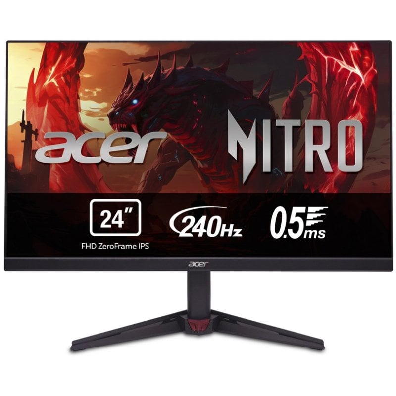 Acer Écran PC Acer Nitro VG240YW3bmiipx 23,8 Full HD 240Hz IPS FreeSync Premium 0,5 ms