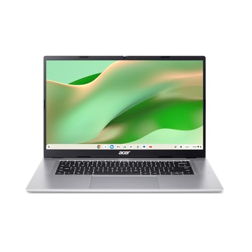 Acer Chromebook 315 I PC Portable 15.6 FHD LCD 60Hz I Processeur Mediatek Kompanio 540 I 4Go RAM I 64Go eMMC I ChromeOS I Argent I Clavier FR AZERTY I CB315-8H-88GB