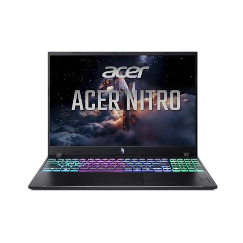 acer Nitro V 16 I PC Portable Gamer 16 WUXGA 165Hz |NVIDIA GeForce RTX 5060 I Intel Core 7 240H |16 Go RAM DDR5|512Go SSD|Win11 Home I Noir I ANV16-I31-73TZ