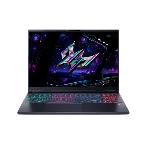 Acer Predator Helios Neo 16S AI I PC Portable Gaming 16 WQXGA 165Hz I NVIDIA GeForce RTX 5060 I Intel Core Ultra 7 365H I 32Go RAM I 1To SSD I Win11 H I Noir I Clavier FR AZERTY I PHN16S-I51-73UH